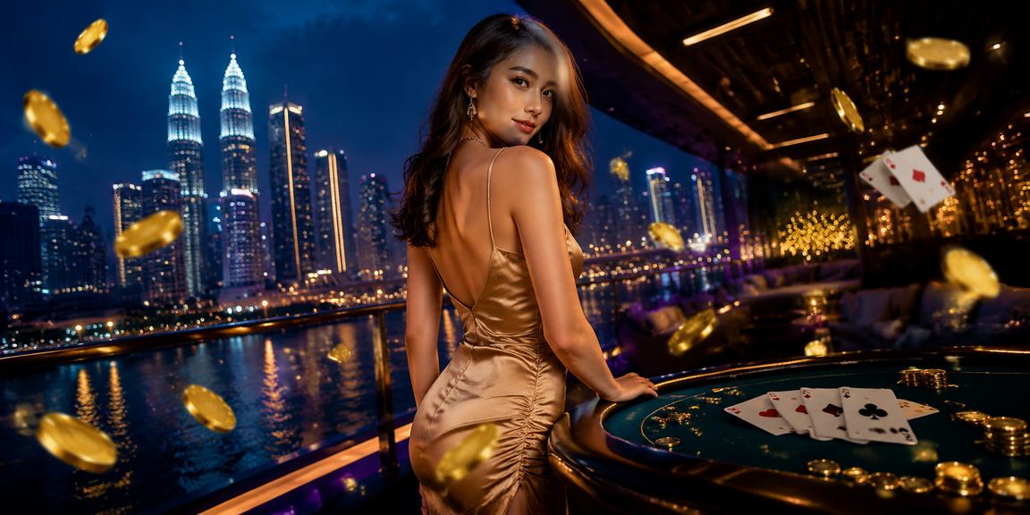 Pemain Kuala Lumpur bermain permainan meja termasuk roulette dalam talian melalui nk250