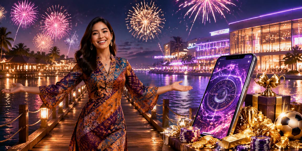 Suasana hiburan kasino bergaya batik Terengganu dengan koleksi permainan popular nk250
